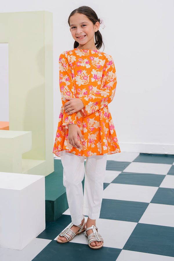 Zellbury Girls | 1 Piece Lawn | Embroidered Kurta - 1403 - by - Libasekhas UK - Registered Vendor of : Zellbury Girls - 100% Original Designer Dresss
