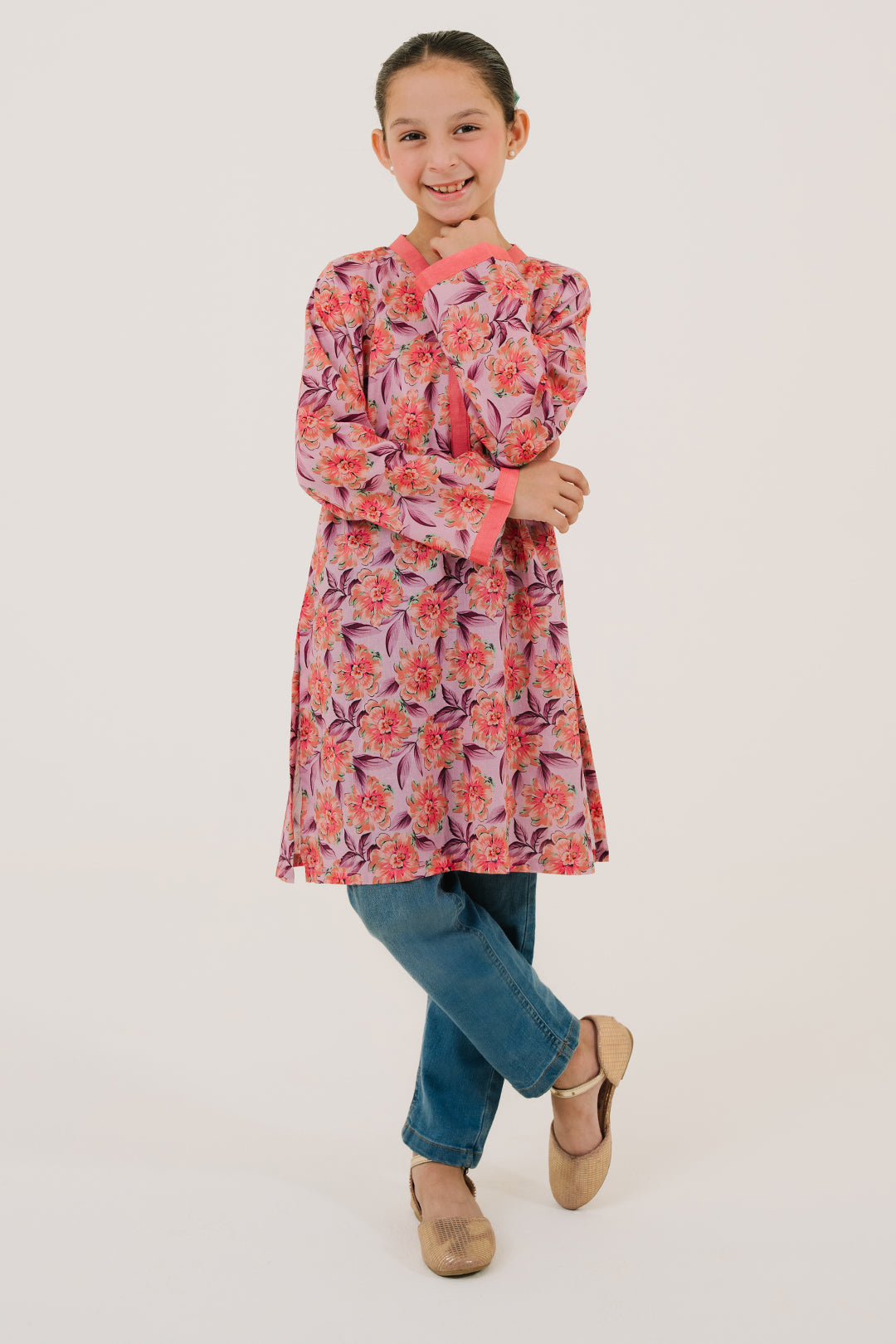 Zellbury Girls | 1 Piece Lawn | Kurta - 1437 - by - Libasekhas UK - Registered Vendor of : Zellbury Girls - 100% Original Designer Dresss