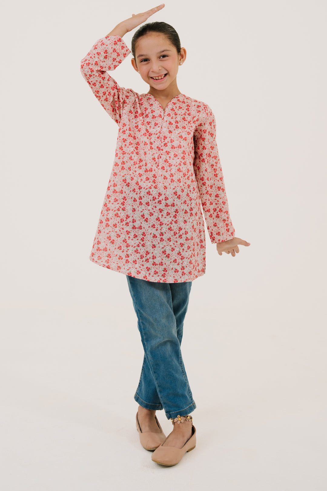 Zellbury Girls | 1 Piece Lawn | Kurta - 1439 - by - Libasekhas UK - Registered Vendor of : Zellbury Girls - 100% Original Designer Dresss