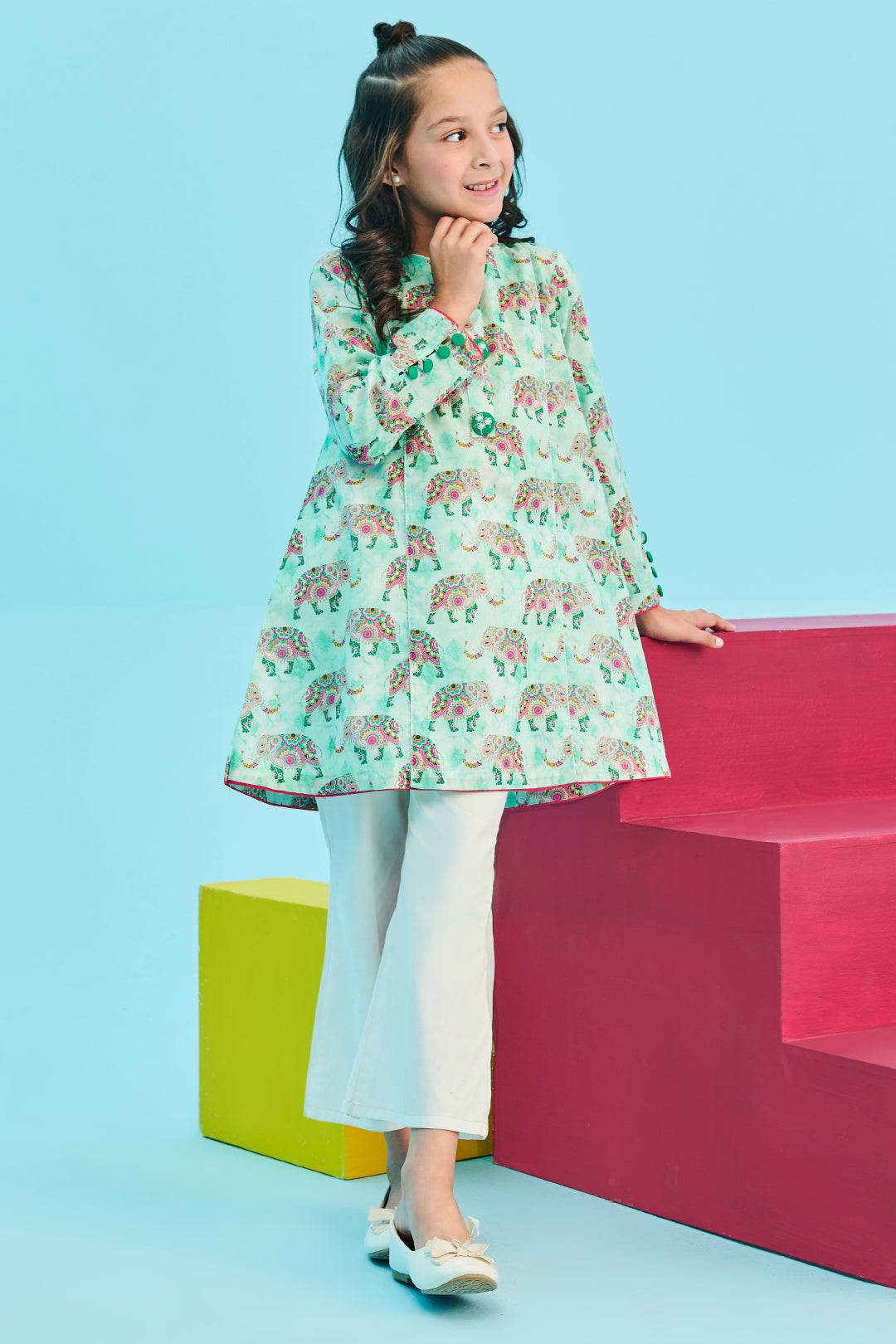 Zellbury Girls | 1 Piece Lawn | Kurta - 1451 - by - Libasekhas UK - Registered Vendor of : Zellbury Girls - 100% Original Designer Dresss