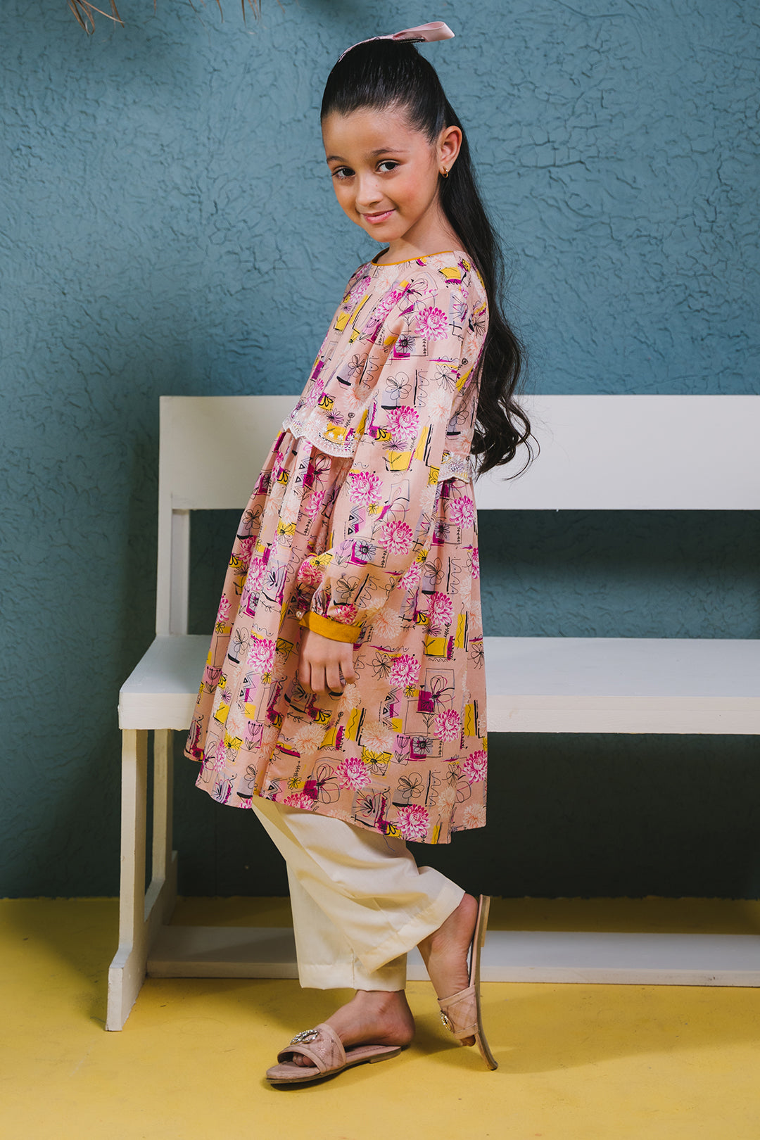 Zellbury Girls | 1 Piece Lawn | Embroidered Kurta - 1452 - by - Libasekhas UK - Registered Vendor of : Zellbury Girls - 100% Original Designer Dresss