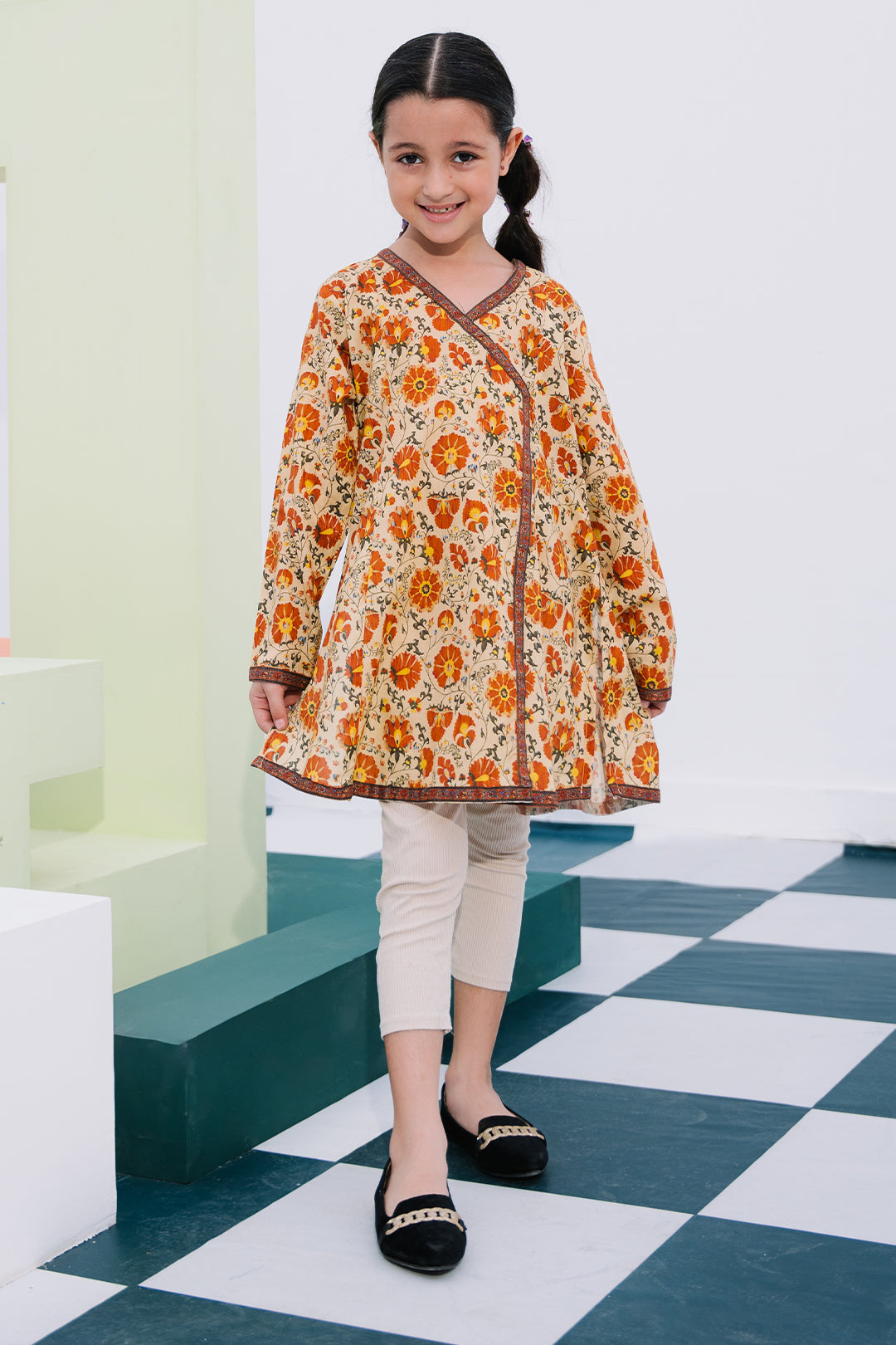 Zellbury Girls | 1 Piece Lawn | Kurta - 1602 - by - Libasekhas UK - Registered Vendor of : Zellbury Girls - 100% Original Designer Dresss