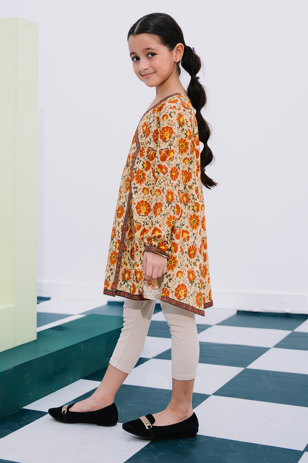 Zellbury Girls | 1 Piece Lawn | Kurta - 1602 - by - Libasekhas UK - Registered Vendor of : Zellbury Girls - 100% Original Designer Dresss