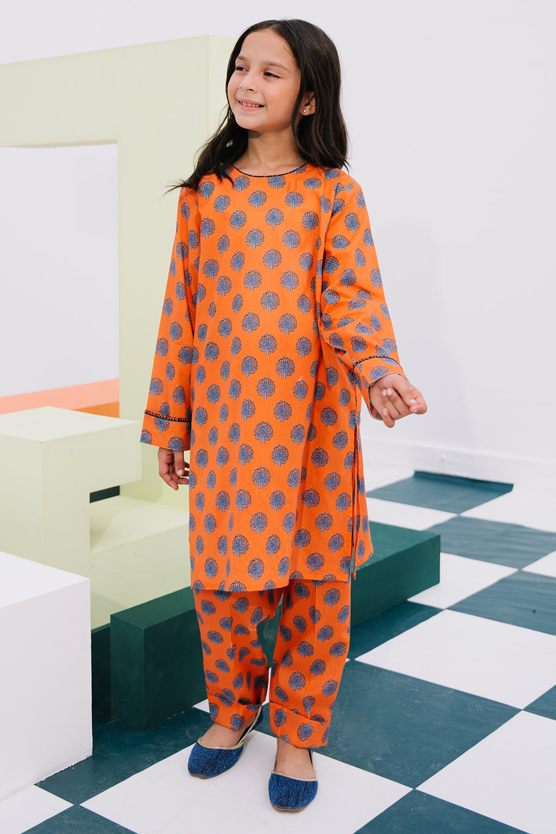 Zellbury Girls | 2 Piece Lawn | Kurta Trouser - 2409 - by - Libasekhas UK - Registered Vendor of : Zellbury Girls - 100% Original Designer Dresss