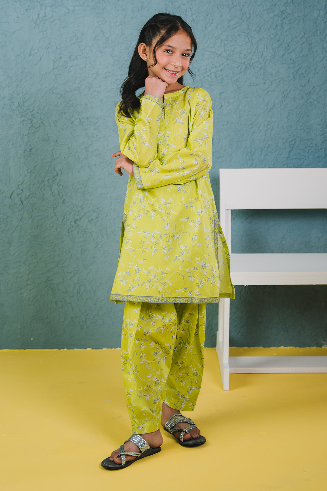 Zellbury Girls | 2 Piece Lawn | Kurta Trouser - 2410 - by - Libasekhas UK - Registered Vendor of : Zellbury Girls - 100% Original Designer Dresss