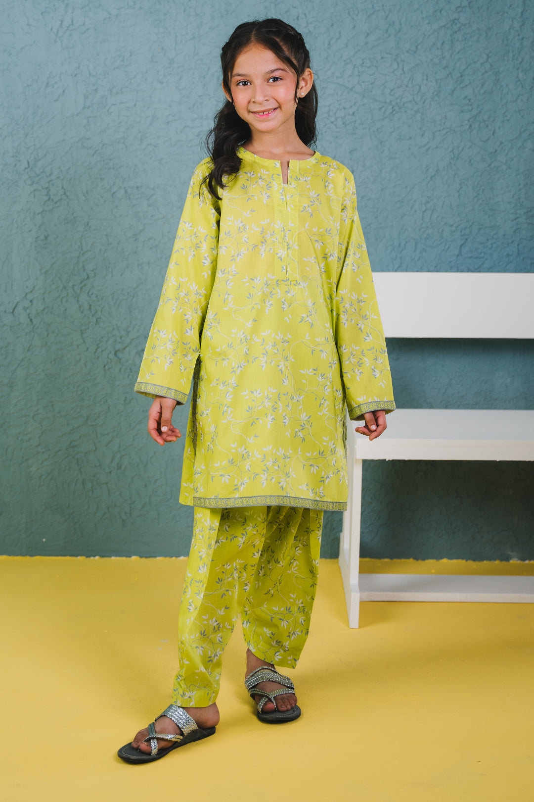 Zellbury Girls | 2 Piece Lawn | Kurta Trouser - 2410 - by - Libasekhas UK - Registered Vendor of : Zellbury Girls - 100% Original Designer Dresss