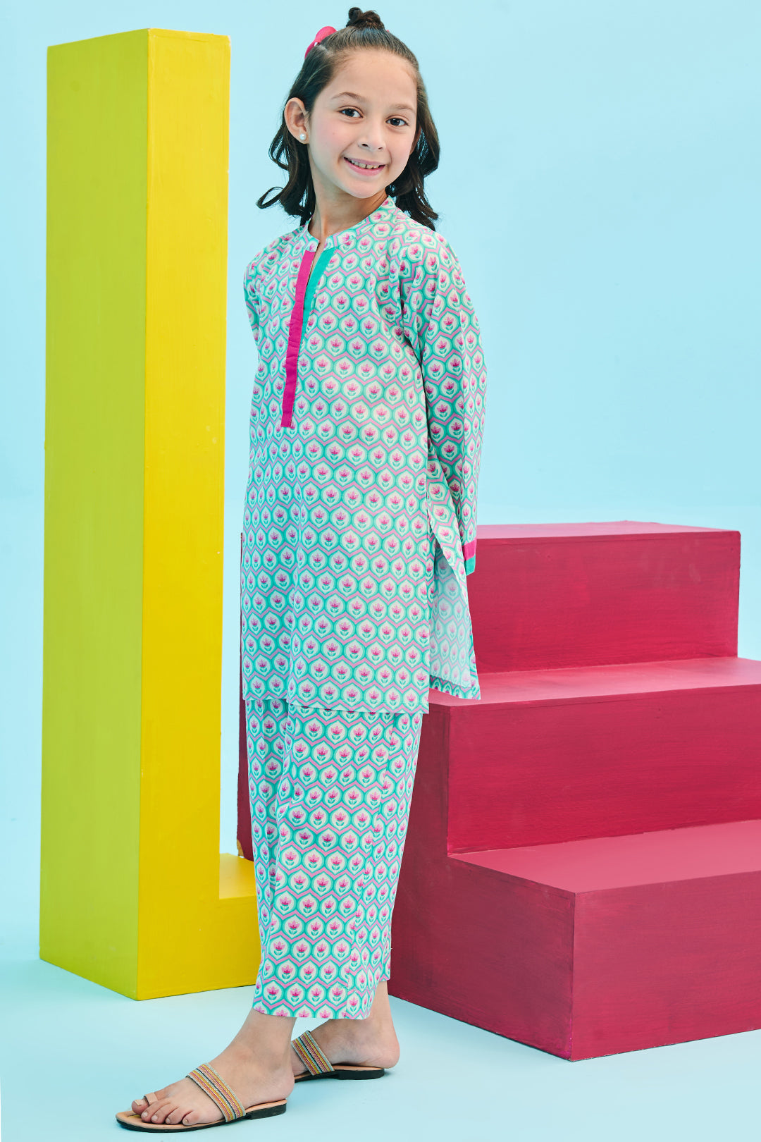 Zellbury Girls | 2 Piece Lawn | Kurta Trouser - 2411 - by - Libasekhas UK - Registered Vendor of : Zellbury Girls - 100% Original Designer Dresss