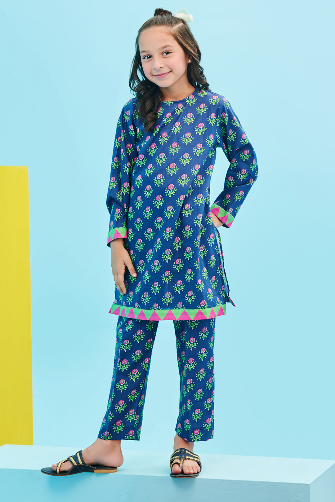 Zellbury Girls | 2 Piece Lawn | Kurta Trouser - 2412 - by - Libasekhas UK - Registered Vendor of : Zellbury Girls - 100% Original Designer Dresss