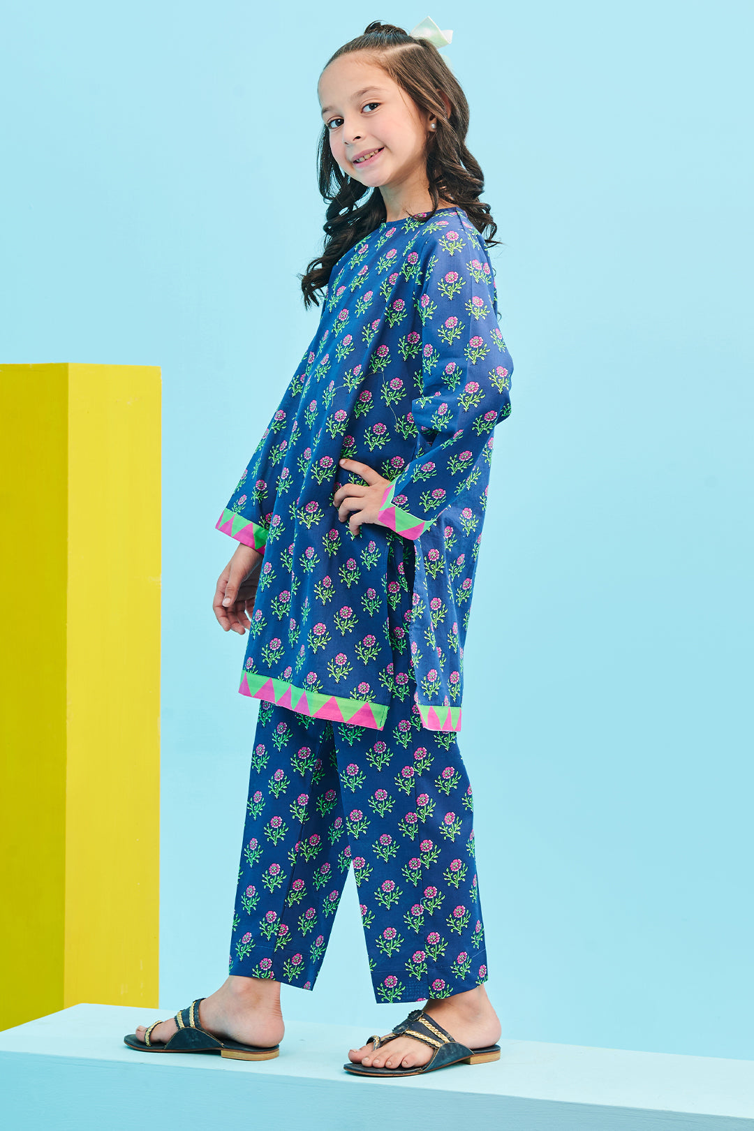 Zellbury Girls | 2 Piece Lawn | Kurta Trouser - 2412 - by - Libasekhas UK - Registered Vendor of : Zellbury Girls - 100% Original Designer Dresss