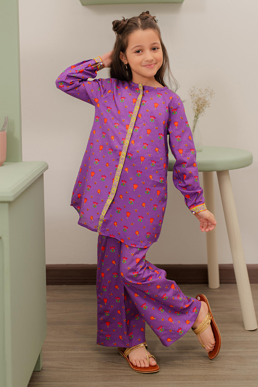 Zellbury Girls | 2 Piece Lawn | Kurta Trouser - 2413 - by - Libasekhas UK - Registered Vendor of : Zellbury Girls - 100% Original Designer Dresss