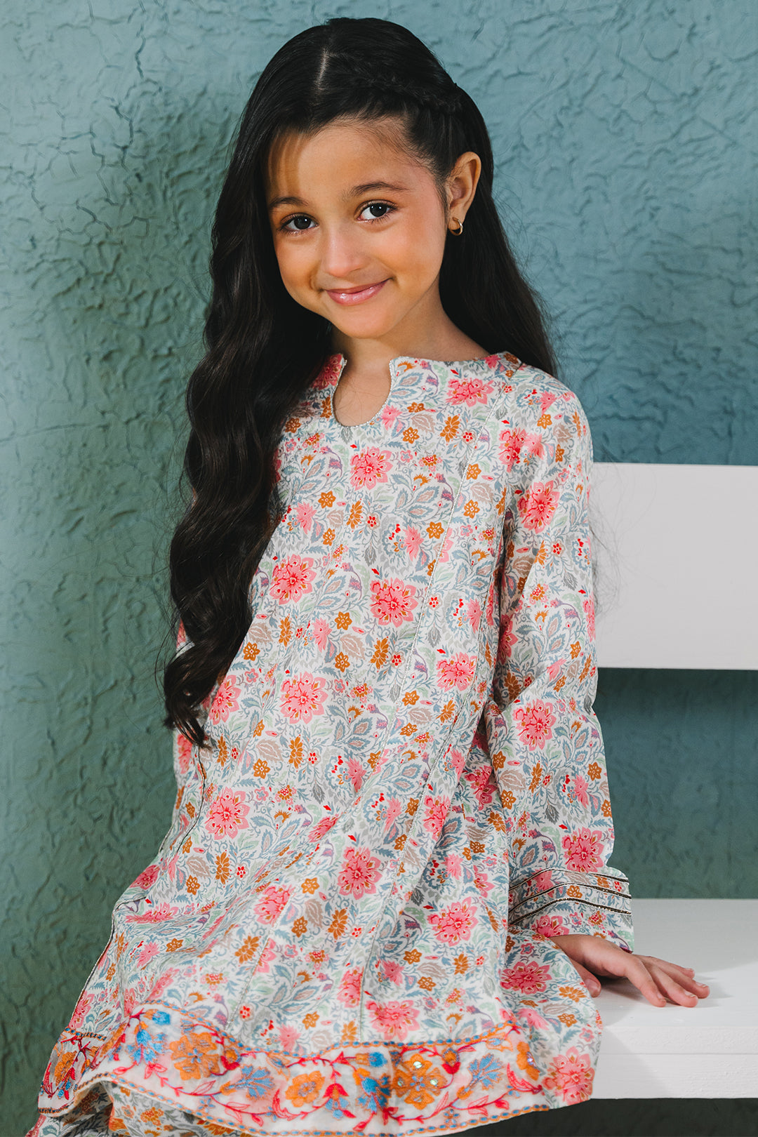 Zellbury Girls | 2 Piece Lawn | Embroidered Kurta Trouser - 2430 - by - Libasekhas UK - Registered Vendor of : Zellbury Girls - 100% Original Designer Dresss