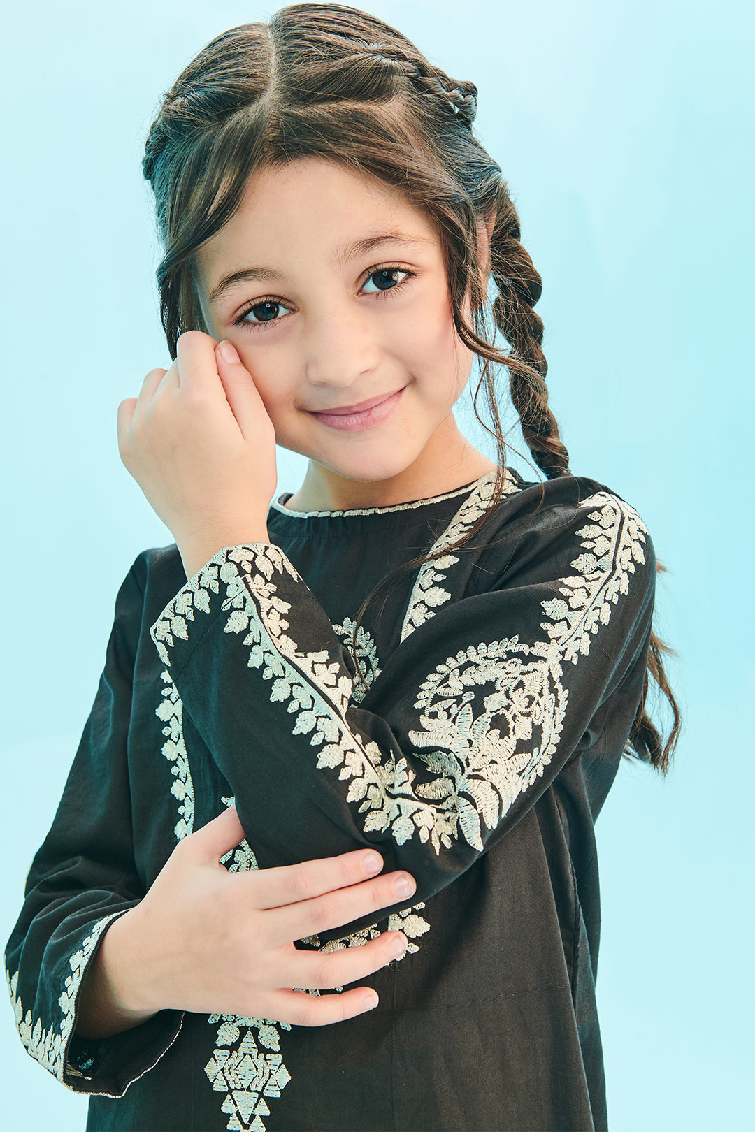 Zellbury Girls | 2 Piece Lawn | Embroidered Kurta Trouser - 2466 - by - Libasekhas UK - Registered Vendor of : Zellbury Girls - 100% Original Designer Dresss
