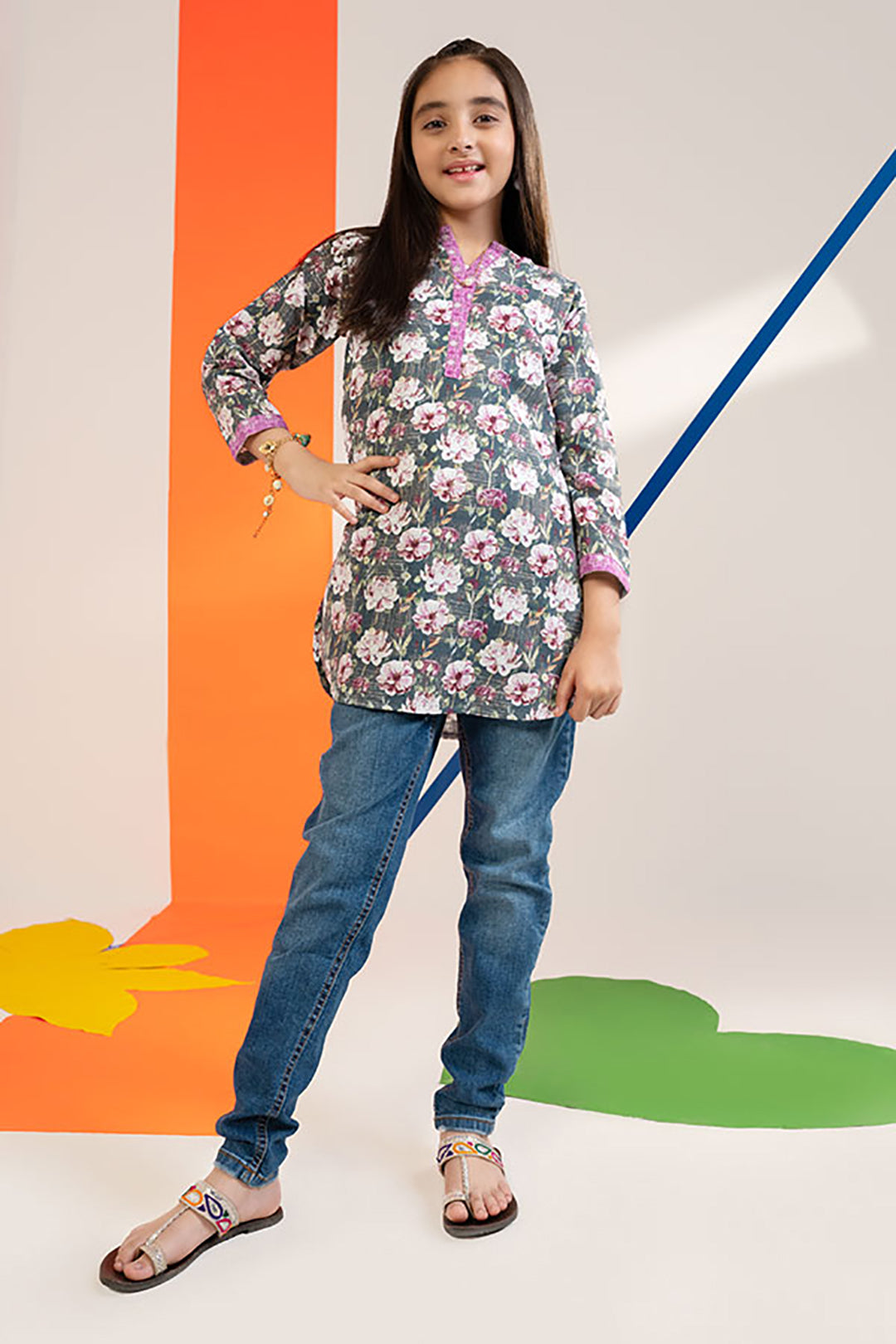 Zellbury Girls | 1 Piece Khaddar | Kurta - 1218 - by - Libasekhas UK - Registered Vendor of : Zellbury Girls - 100% Original Designer Dresss