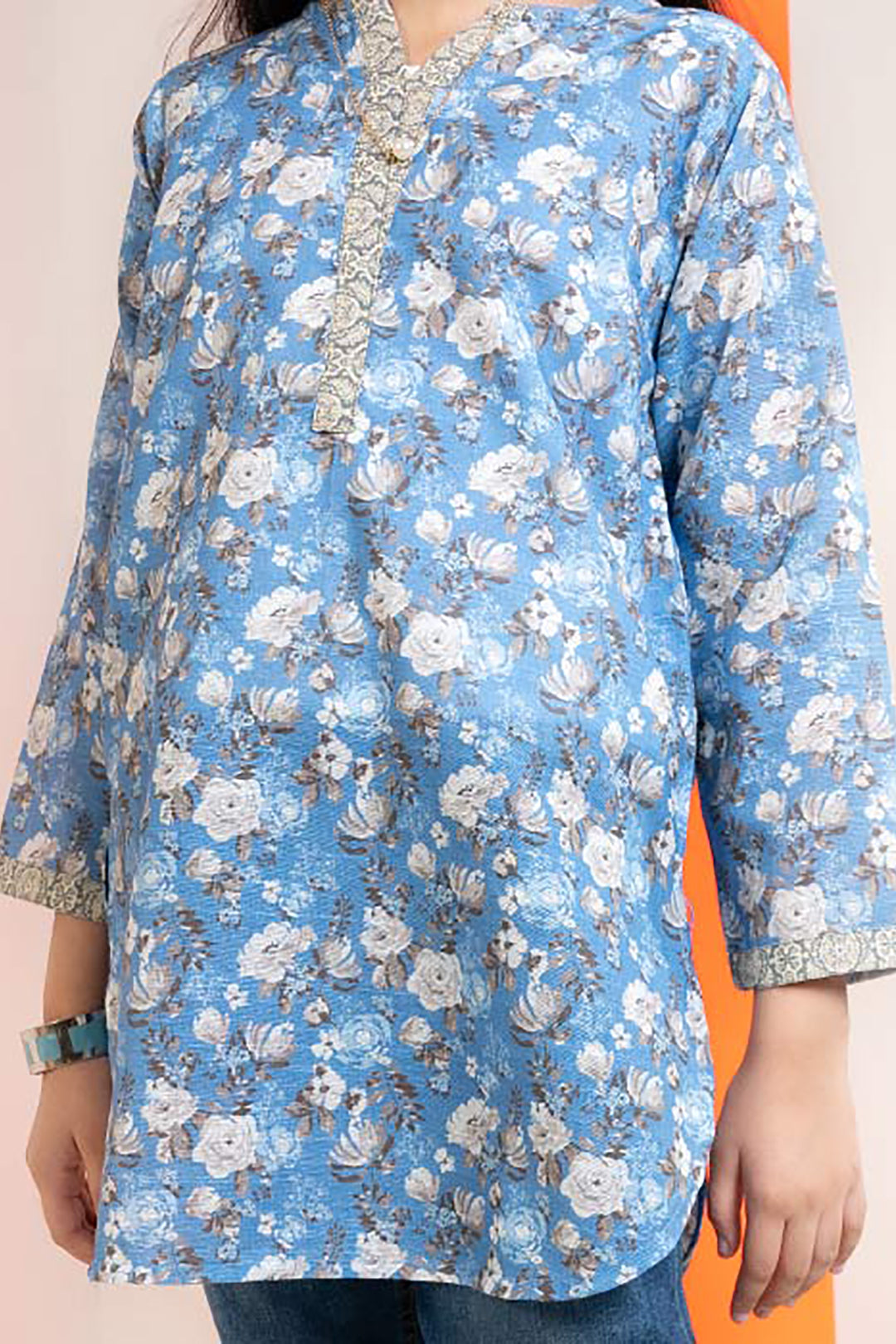 Zellbury Girls | 1 Piece Khaddar | Kurta - 1219 - by - Libasekhas UK - Registered Vendor of : Zellbury Girls - 100% Original Designer Dresss