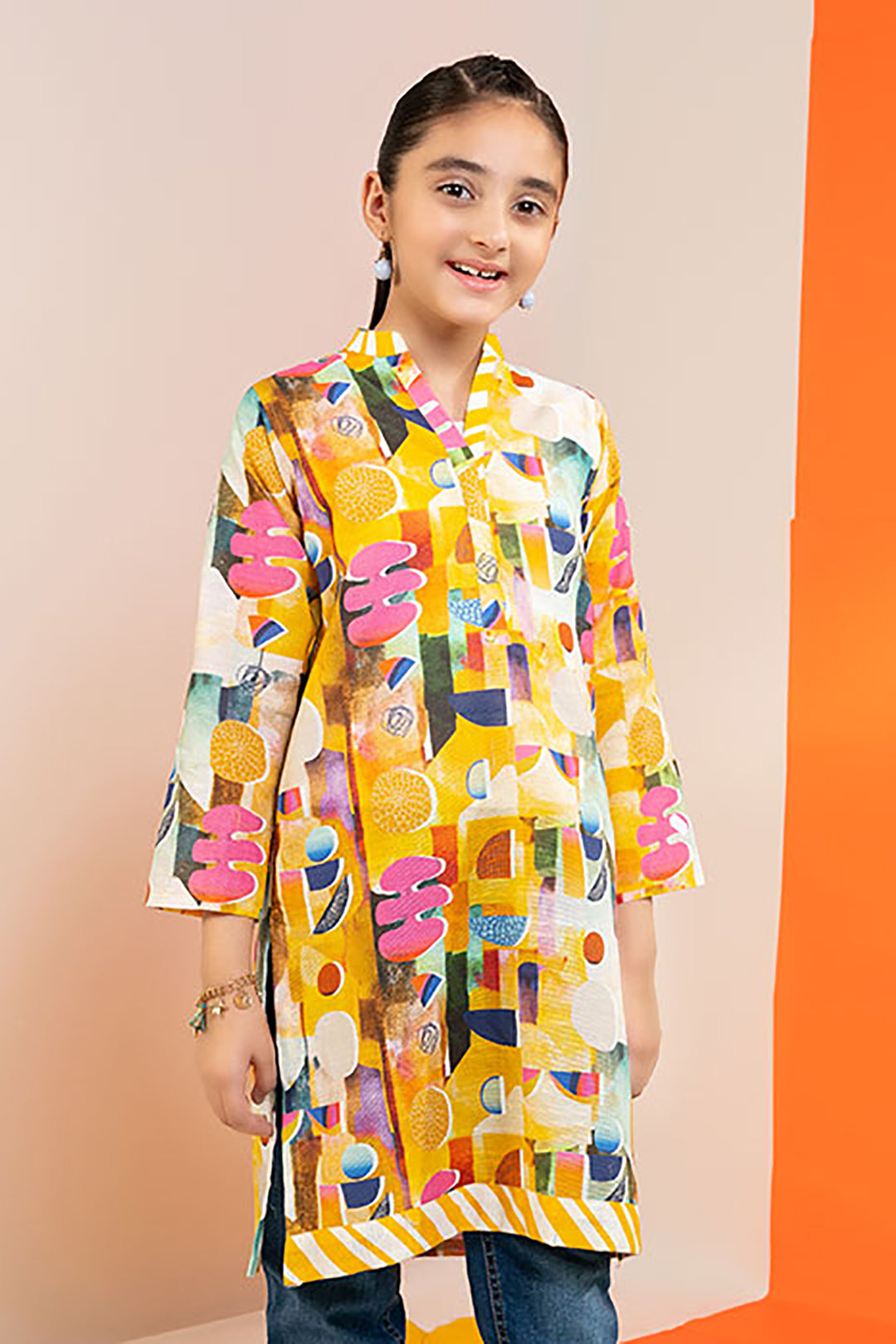Zellbury Girls | 1 Piece Khaddar | Kurta - 1221 - by - Libasekhas UK - Registered Vendor of : Zellbury Girls - 100% Original Designer Dresss