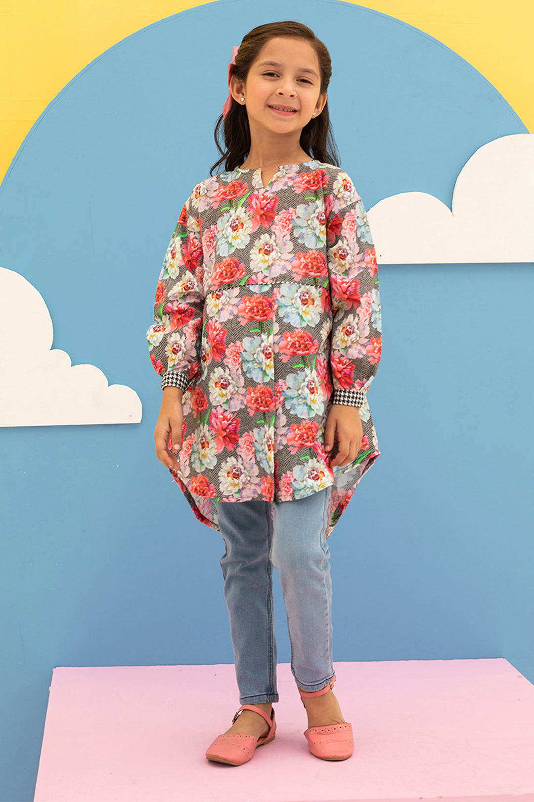 Zellbury Girls | 1 Piece Khaddar | Kurta - 1223 - by - Libasekhas UK - Registered Vendor of : Zellbury Girls - 100% Original Designer Dresss