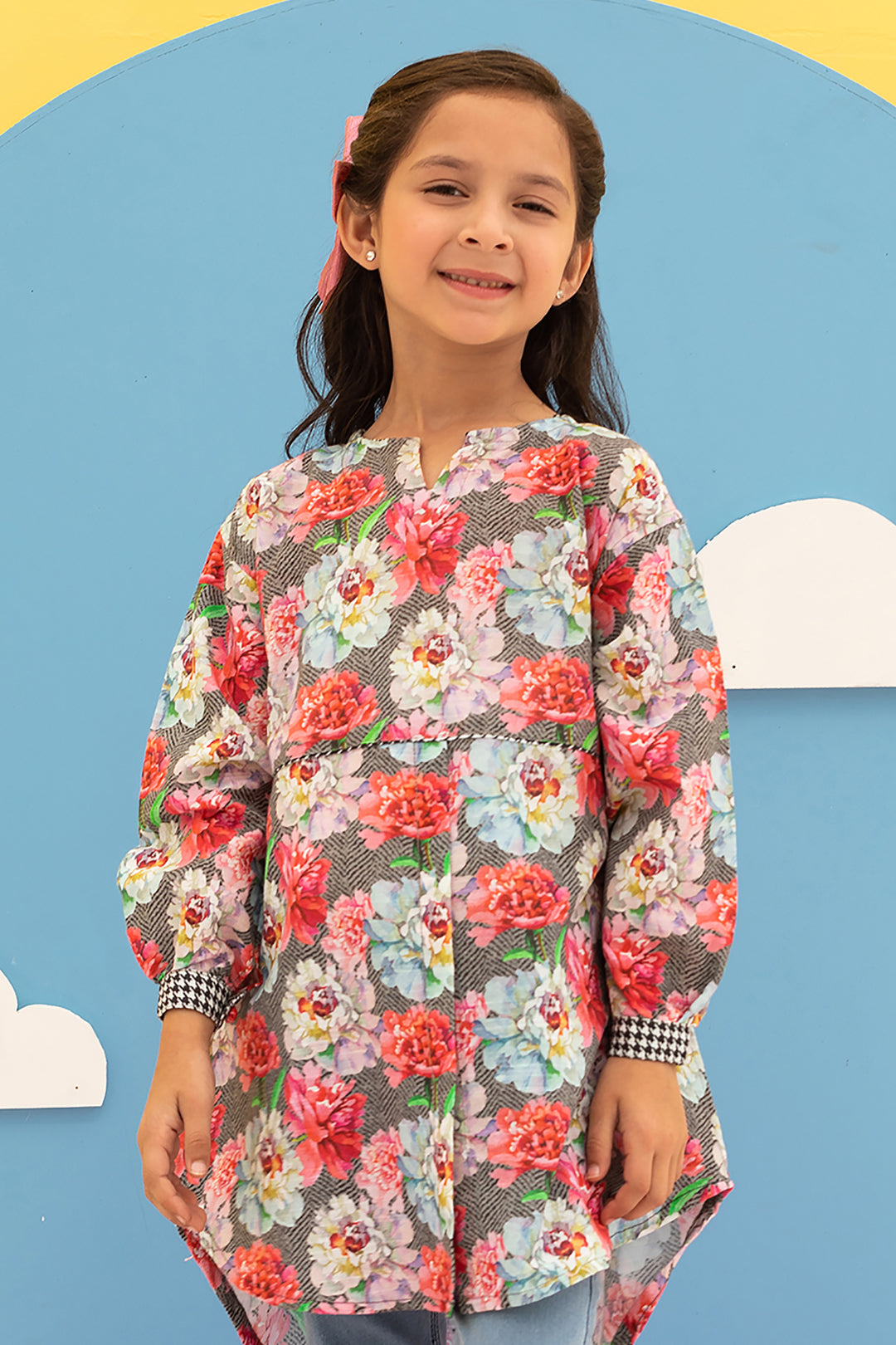 Zellbury Girls | 1 Piece Khaddar | Kurta - 1223 - by - Libasekhas UK - Registered Vendor of : Zellbury Girls - 100% Original Designer Dresss