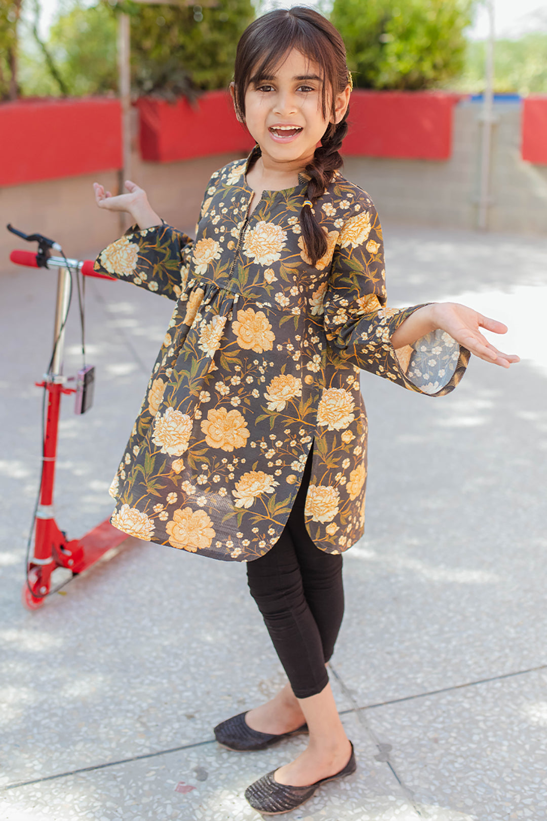 Zellbury Girls | 1 Piece Khaddar | Kurta - 1225 - by - Libasekhas UK - Registered Vendor of : Zellbury Girls - 100% Original Designer Dresss