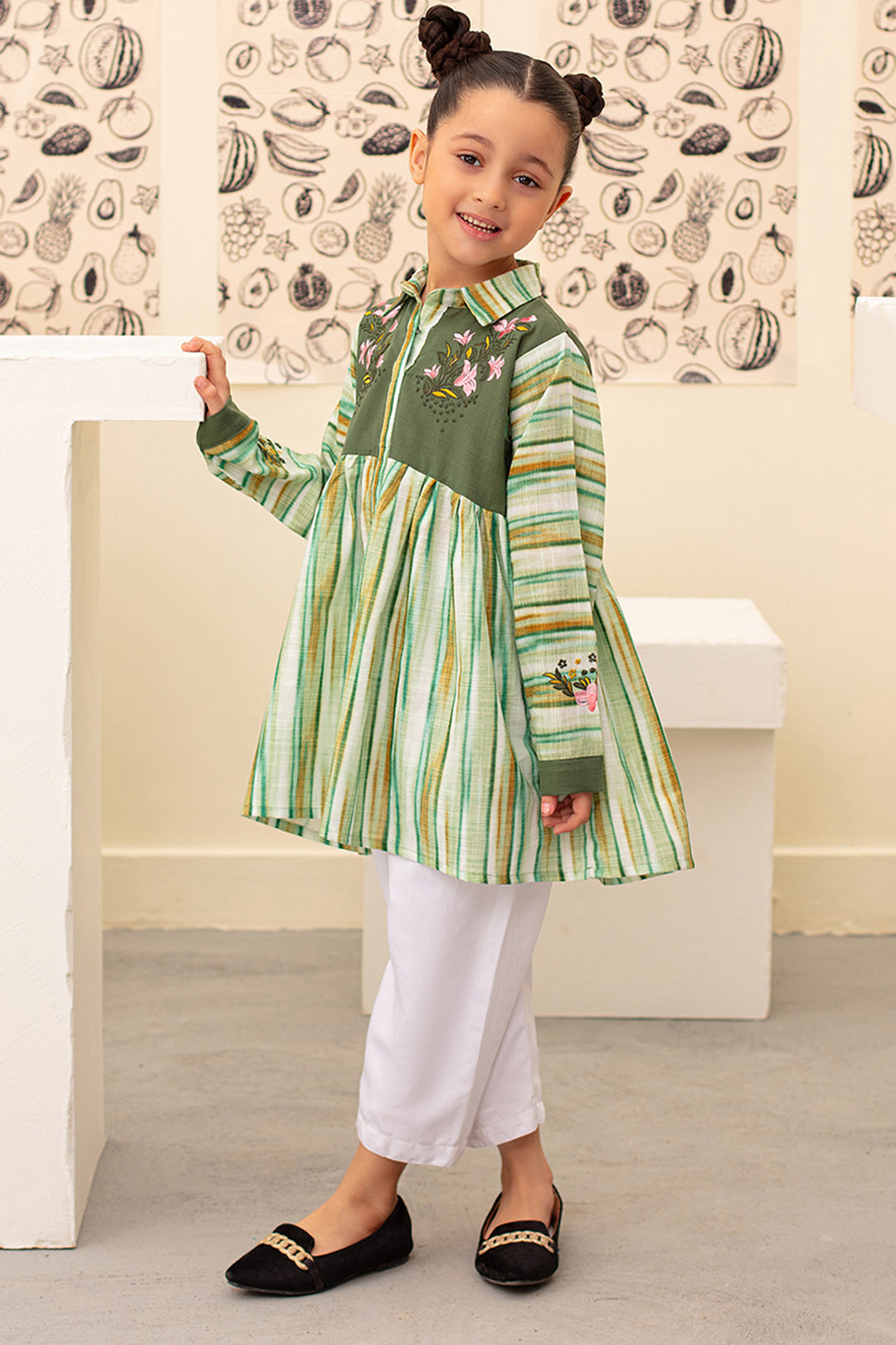 Zellbury Girls | 1 Piece Khaddar | Kurta - 1227 - by - Libasekhas UK - Registered Vendor of : Zellbury Girls - 100% Original Designer Dresss