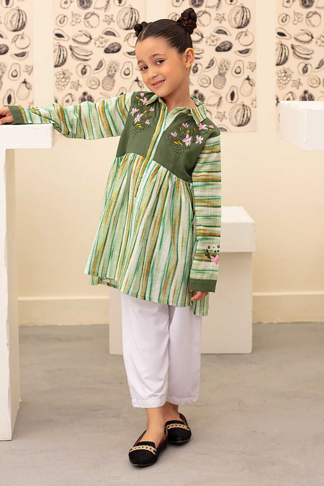Zellbury Girls | 1 Piece Khaddar | Kurta - 1227 - by - Libasekhas UK - Registered Vendor of : Zellbury Girls - 100% Original Designer Dresss