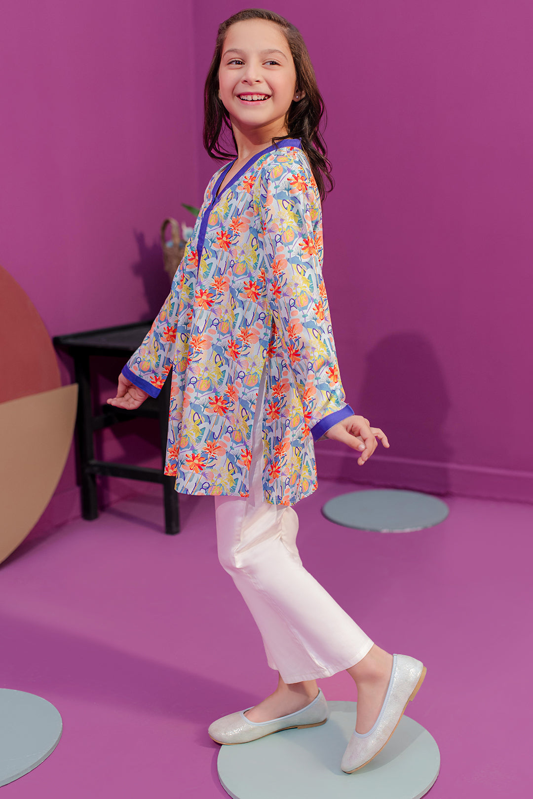 Zellbury Girls | 1 Piece Viscose | Kurta - 1720 - by - Libasekhas UK - Registered Vendor of : Zellbury Girls - 100% Original Designer Dresss