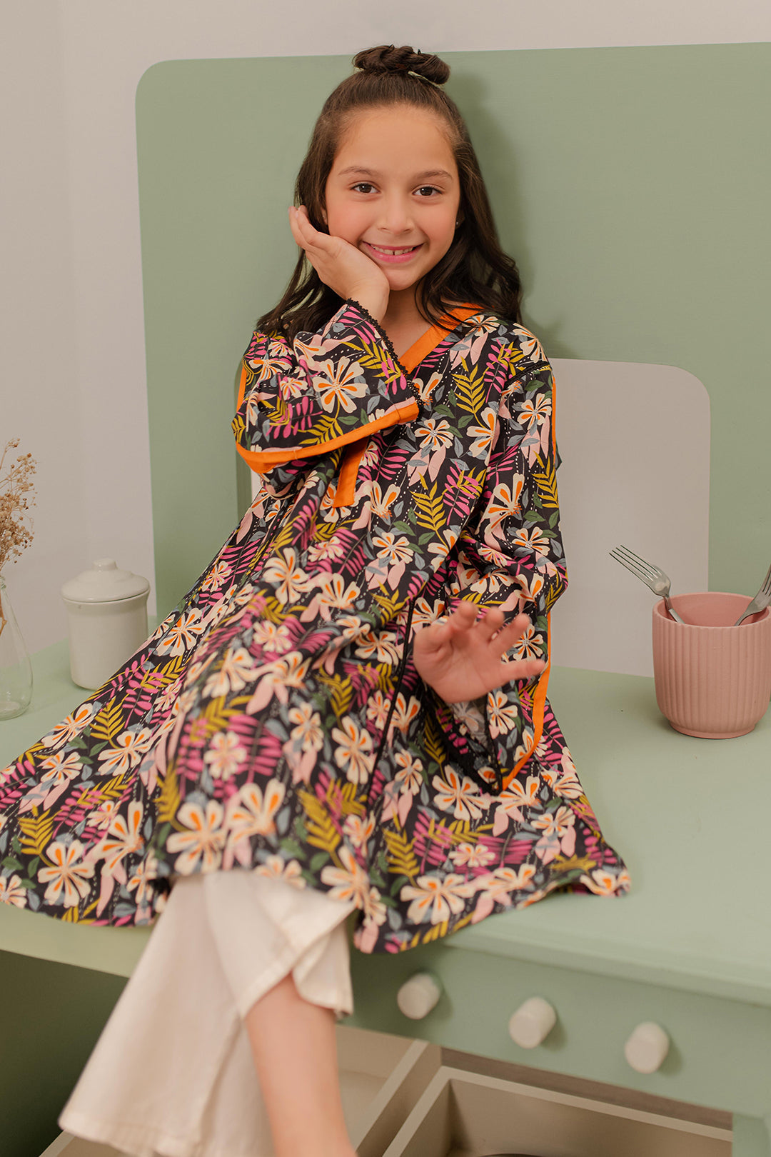 Zellbury Girls | 1 Piece Viscose | Kurta - 1722 - by - Libasekhas UK - Registered Vendor of : Zellbury Girls - 100% Original Designer Dresss