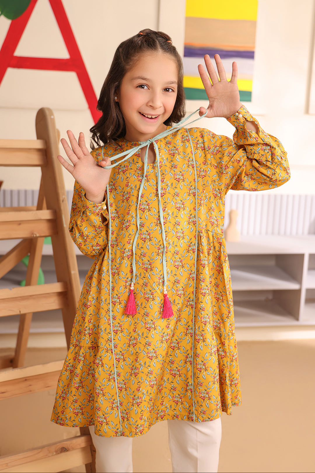 Zellbury Girls | 1 Piece Viscose | Kurta - 1723 - by - Libasekhas UK - Registered Vendor of : Zellbury Girls - 100% Original Designer Dresss