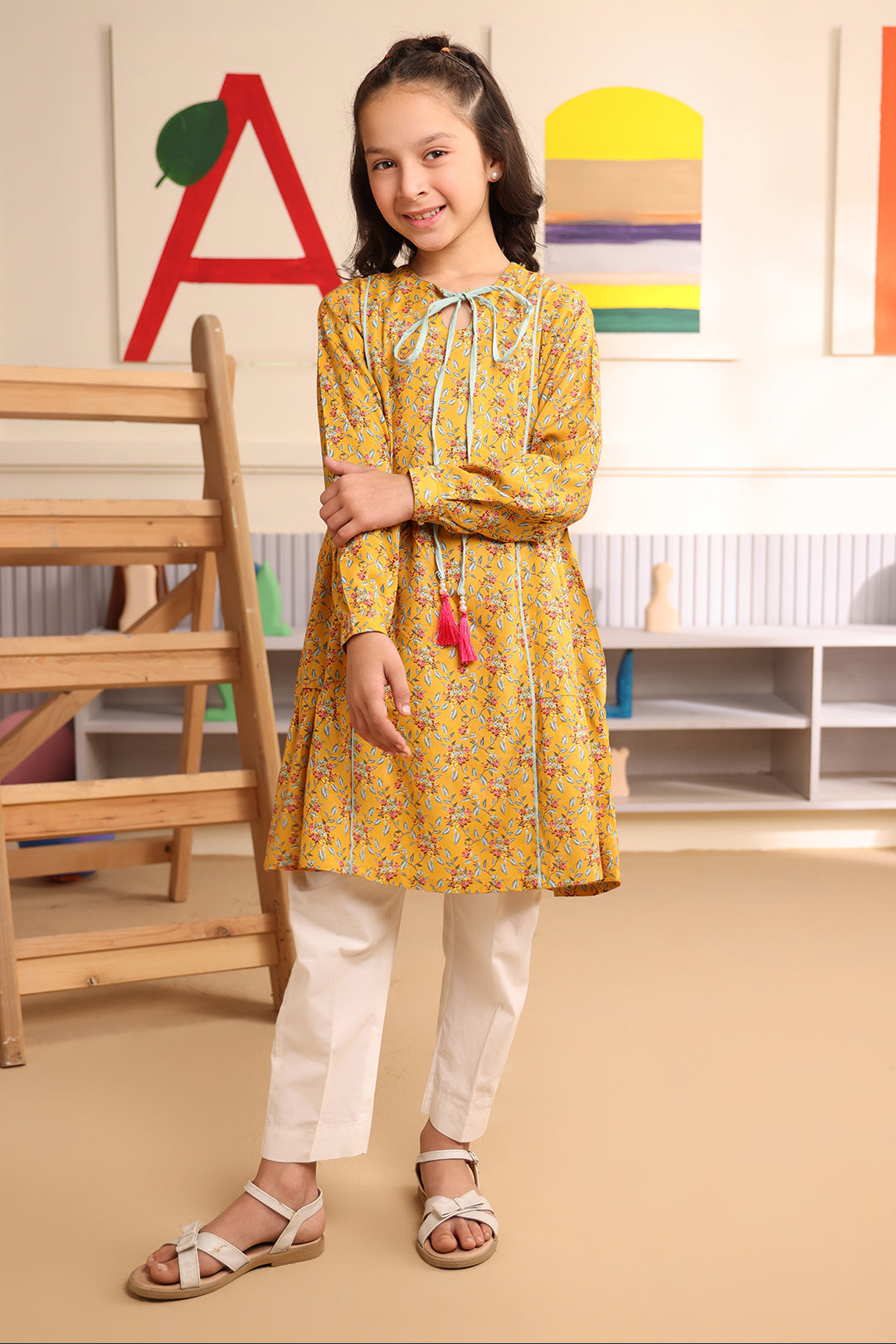 Zellbury Girls | 1 Piece Viscose | Kurta - 1723 - by - Libasekhas UK - Registered Vendor of : Zellbury Girls - 100% Original Designer Dresss