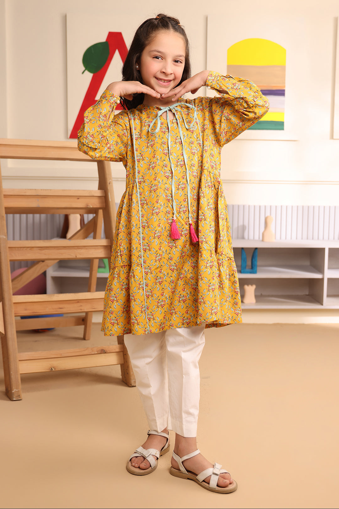 Zellbury Girls | 1 Piece Viscose | Kurta - 1723 - by - Libasekhas UK - Registered Vendor of : Zellbury Girls - 100% Original Designer Dresss