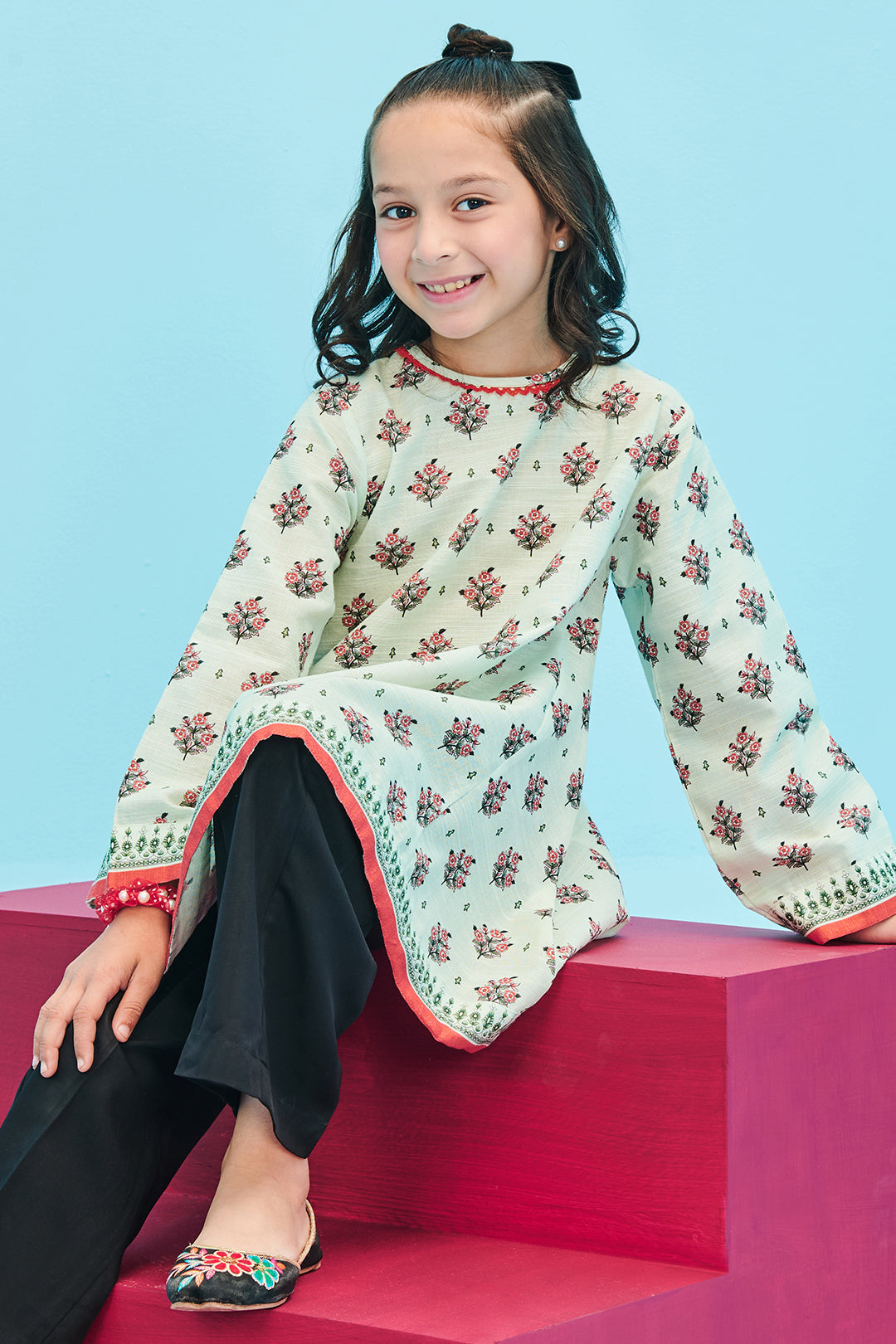 Zellbury Girls | 1 Piece Khaddar | Kurta - 1733 - by - Libasekhas UK - Registered Vendor of : Zellbury Girls - 100% Original Designer Dresss