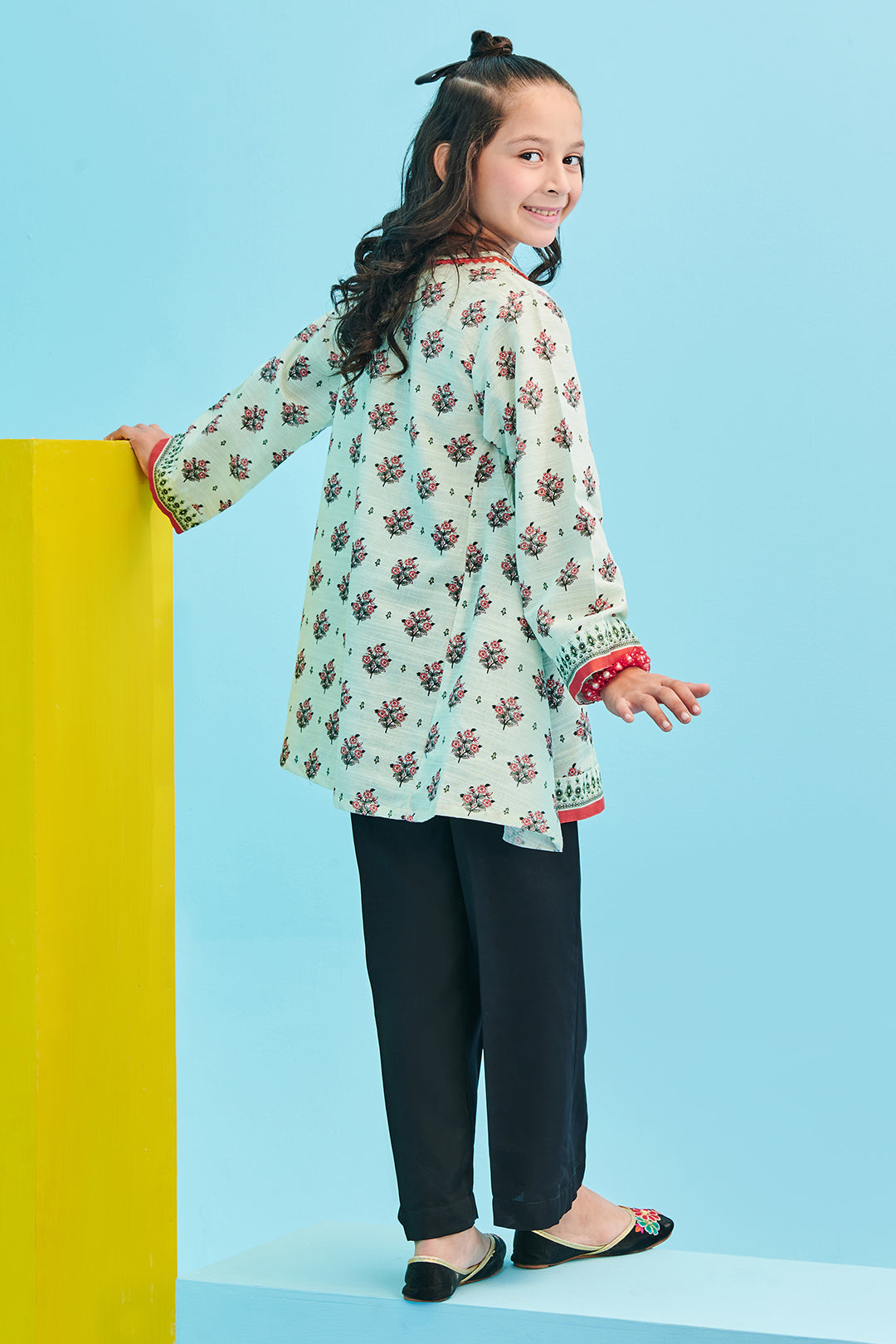 Zellbury Girls | 1 Piece Khaddar | Kurta - 1733 - by - Libasekhas UK - Registered Vendor of : Zellbury Girls - 100% Original Designer Dresss