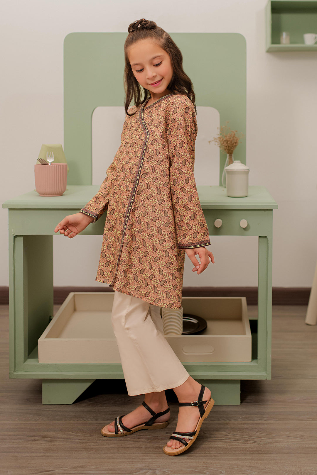 Zellbury Girls | 1 Piece Khaddar | Kurta - 1780 - by - Libasekhas UK - Registered Vendor of : Zellbury Girls - 100% Original Designer Dresss