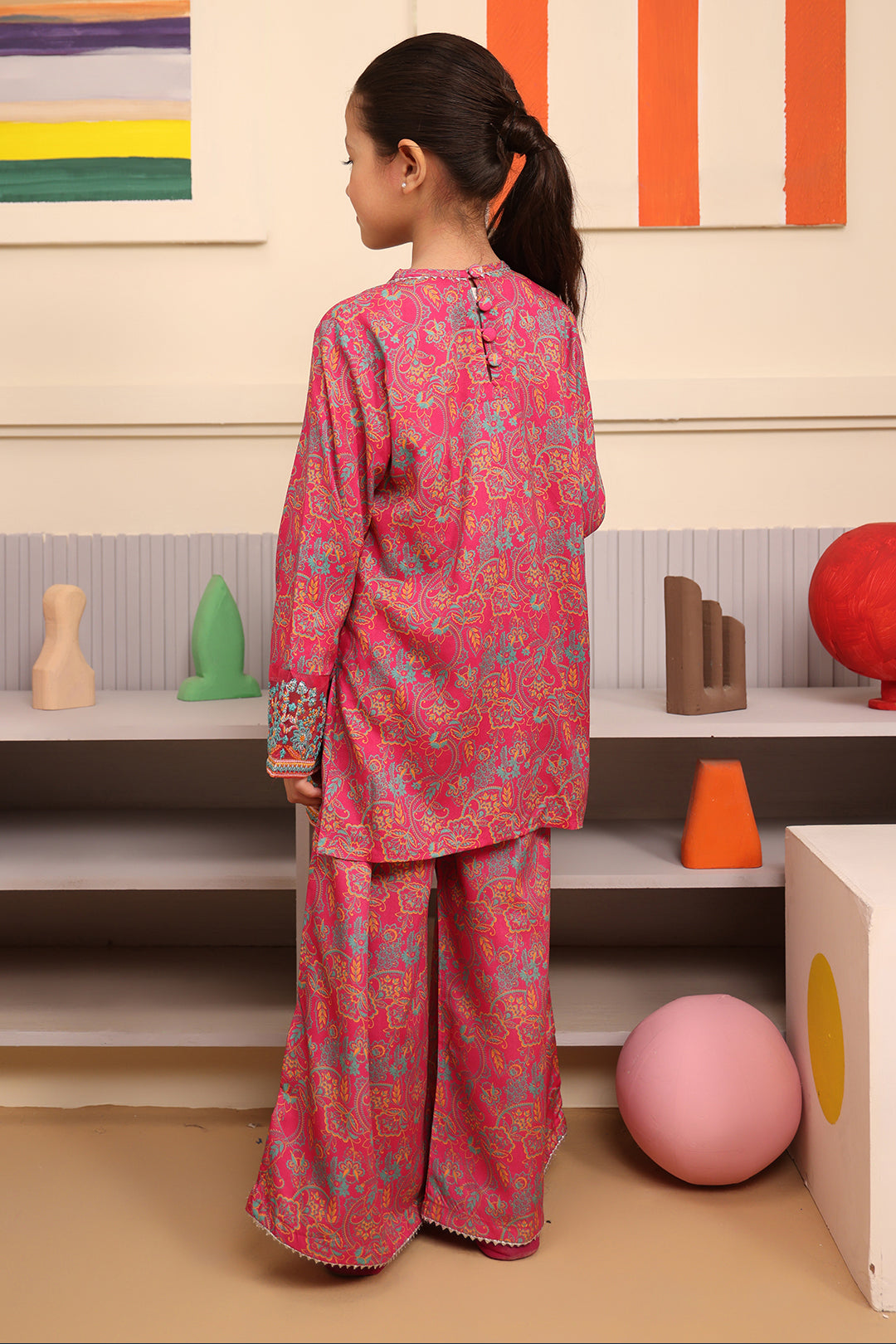 Zellbury Girls | 2 Piece Viscose | Embroidered Kurta Trouser - 2730 - by - Libasekhas UK - Registered Vendor of : Zellbury Girls - 100% Original Designer Dresss