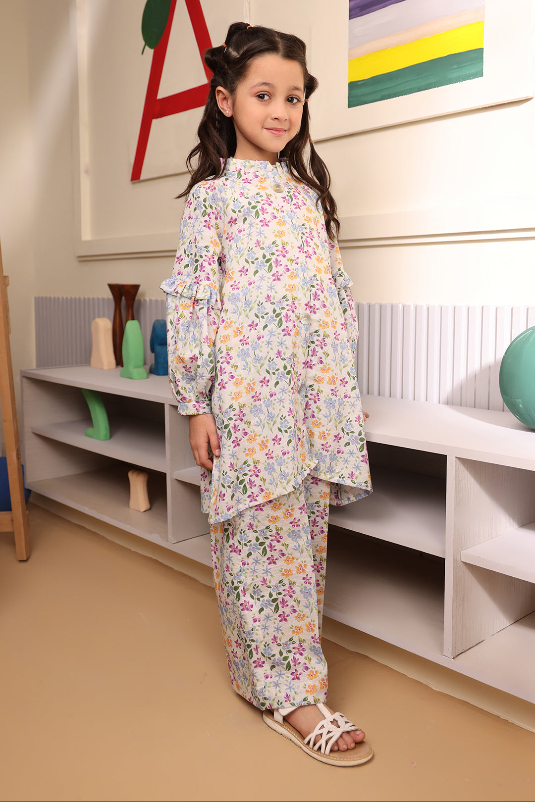 Zellbury Girls | 2 Piece Khaddar | Kurta Trouser - 2741 - by - Libasekhas UK - Registered Vendor of : Zellbury Girls - 100% Original Designer Dresss