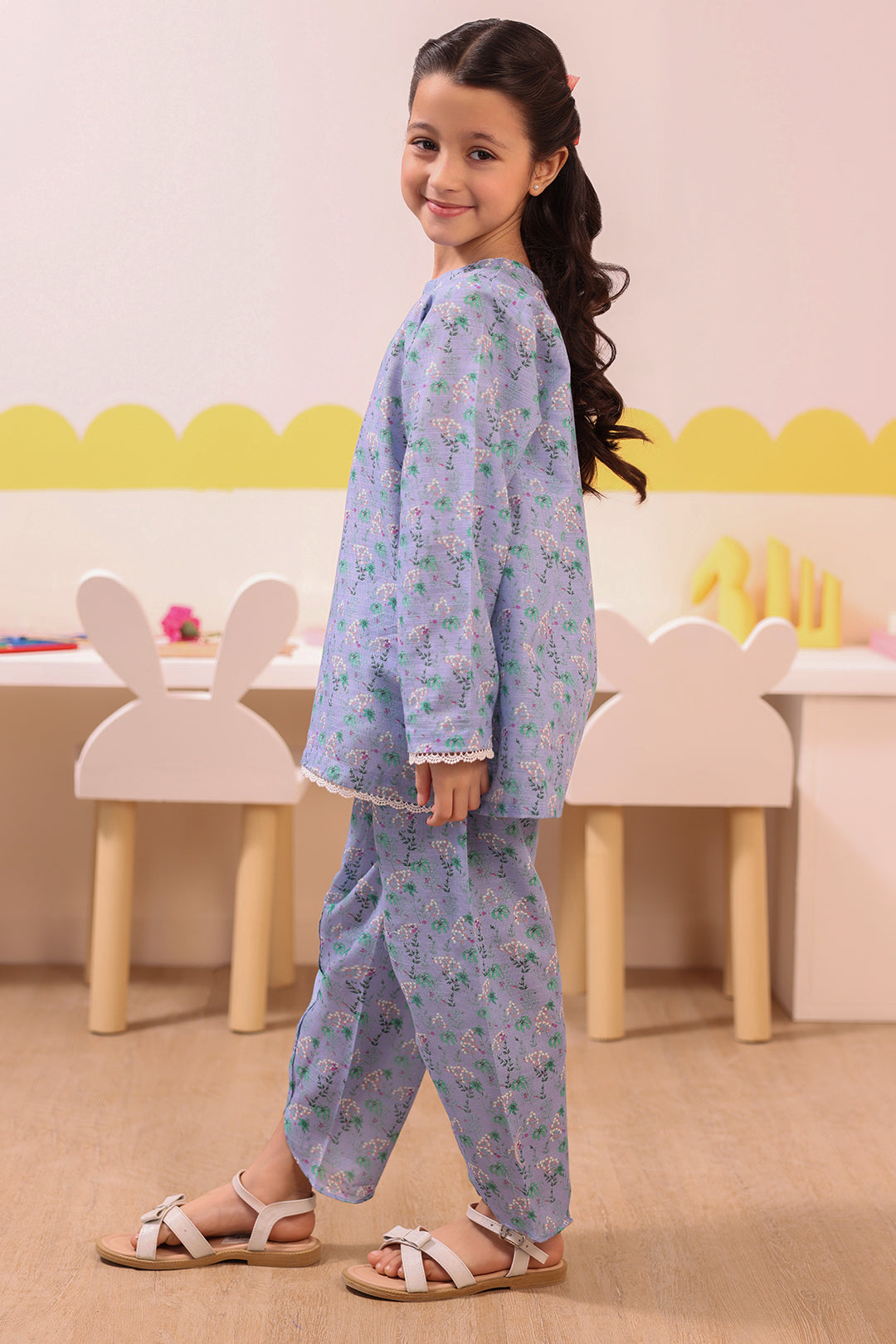 Zellbury Girls | 2 Piece Khaddar | Kurta Trouser - 2748 - by - Libasekhas UK - Registered Vendor of : Zellbury Girls - 100% Original Designer Dresss