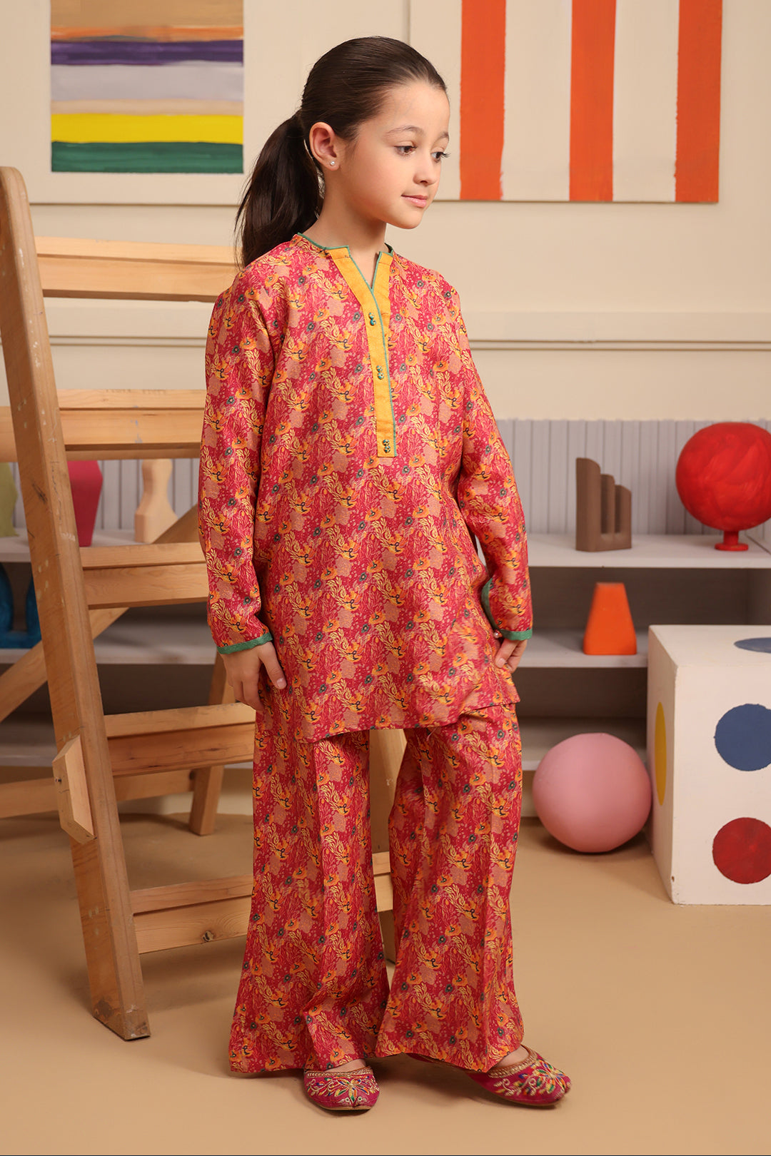 Zellbury Girls | 2 Piece Karandi | Kurta Trouser - 2759 - by - Libasekhas UK - Registered Vendor of : Zellbury Girls - 100% Original Designer Dresss