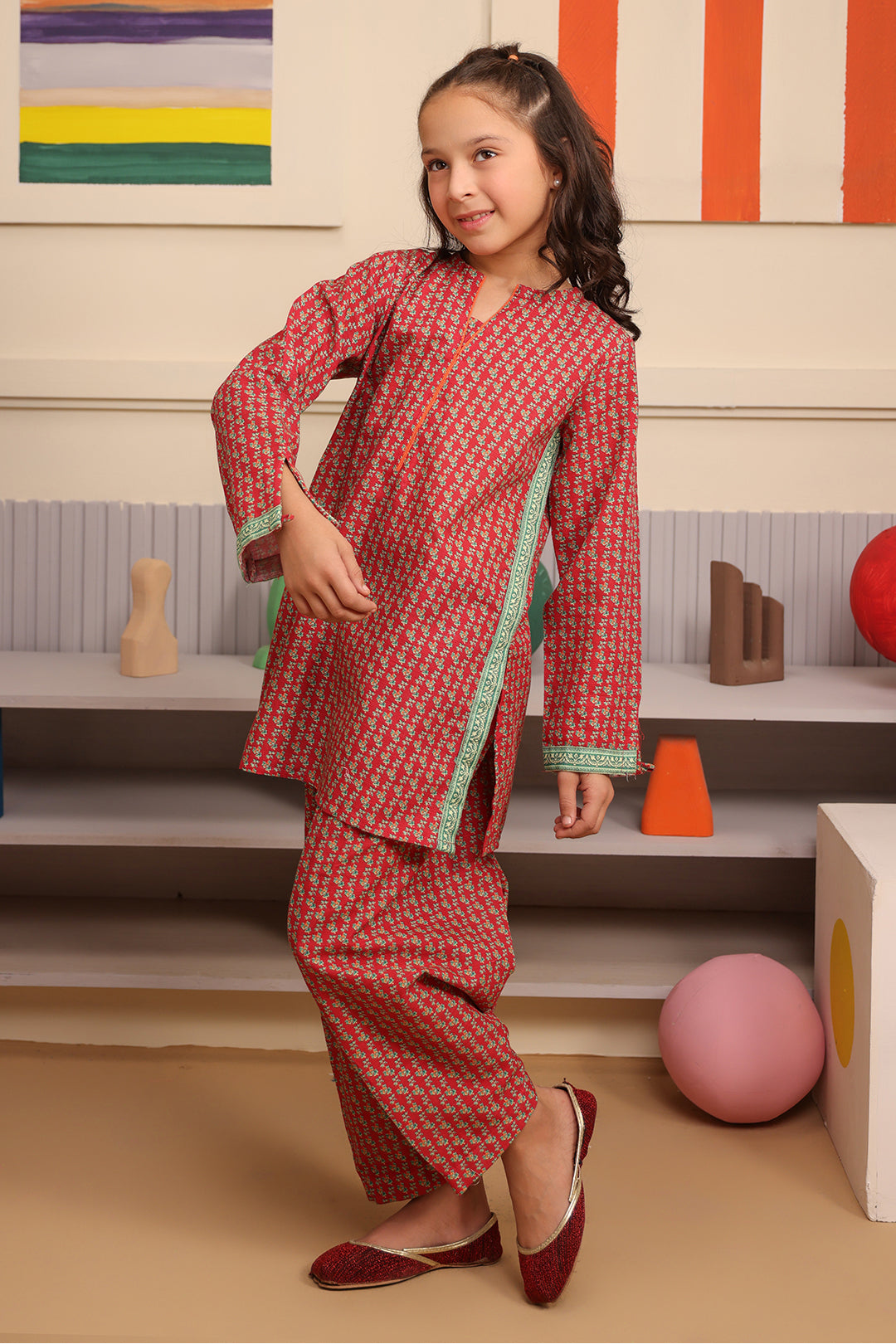 Zellbury Girls | 2 Piece Khaddar | Kurta Trouser - 2787 - by - Libasekhas UK - Registered Vendor of : Zellbury Girls - 100% Original Designer Dresss