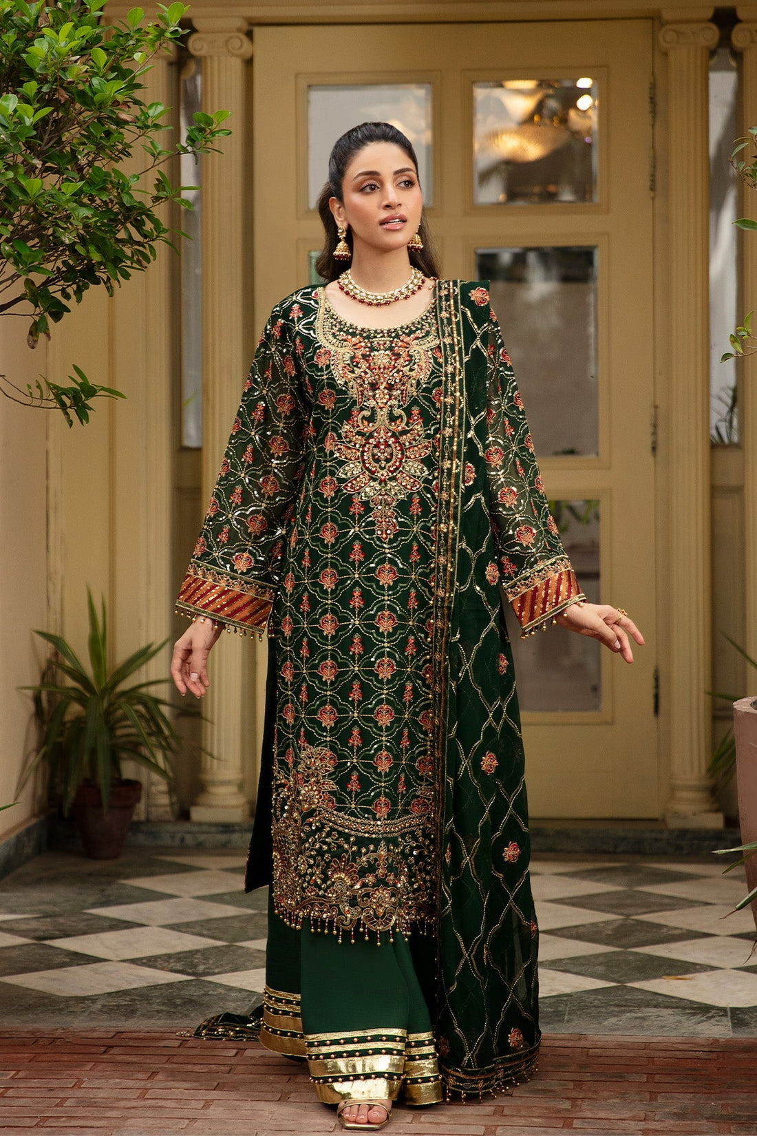Raeesa Premium | Dehleez Formals | Dl 1038 - by Libasekhas UK - Registered Vendor of : Raeesa Premium - 100% Original Designer Dress