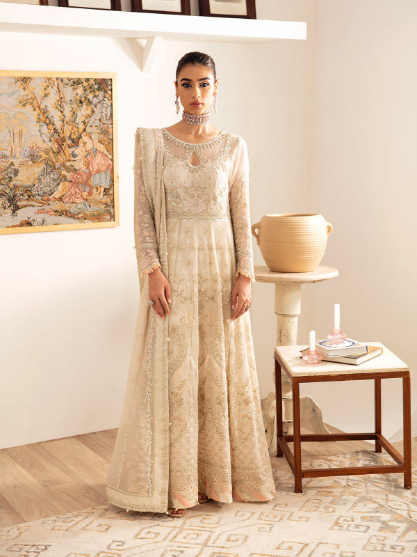 Gulaal | Embroidered Chiffon 23 | ROYALE GL-EC-23V1-01 - by - Libasekhas UK - Registered Vendor of : Gulaal - 100% Original Designer Dresss