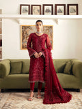 Gulaal | Embroidered Chiffon 23 | RUBY GL-EC-23V1-02 - by - Libasekhas UK - Registered Vendor of : Gulaal - 100% Original Designer Dresss