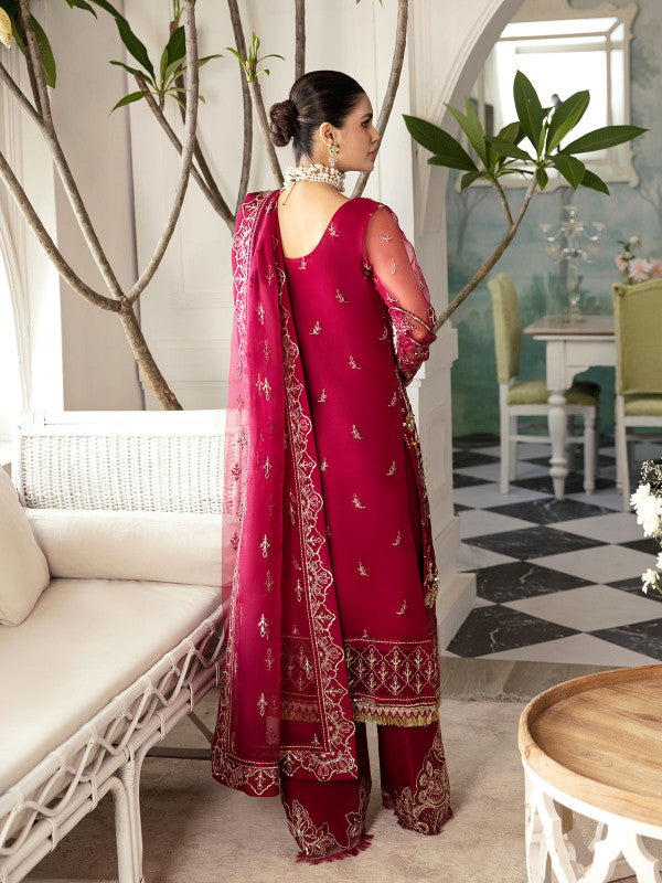Gulaal | Embroidered Chiffon 23 | SAMARA GL-LP-V2-16 - by - Libasekhas UK - Registered Vendor of : Gulaal - 100% Original Designer Dresss