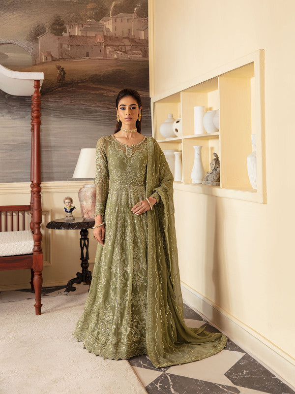 Gulaal | Embroidered Chiffon 23 | AYSA GL-EC-23V1-07 - by - Libasekhas UK - Registered Vendor of : Gulaal - 100% Original Designer Dresss