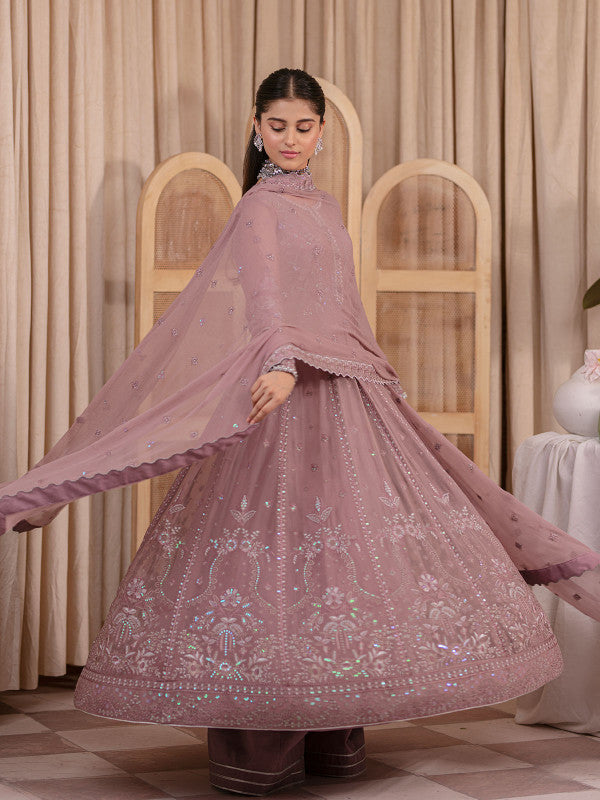 Gulaal | Embroidered Chiffon 23 | EZRAH UC-03 - by - Libasekhas UK - Registered Vendor of : Gulaal - 100% Original Designer Dresss