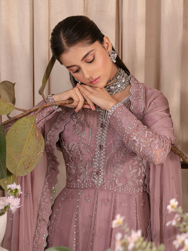 Gulaal | Embroidered Chiffon 23 | EZRAH UC-03 - by - Libasekhas UK - Registered Vendor of : Gulaal - 100% Original Designer Dresss