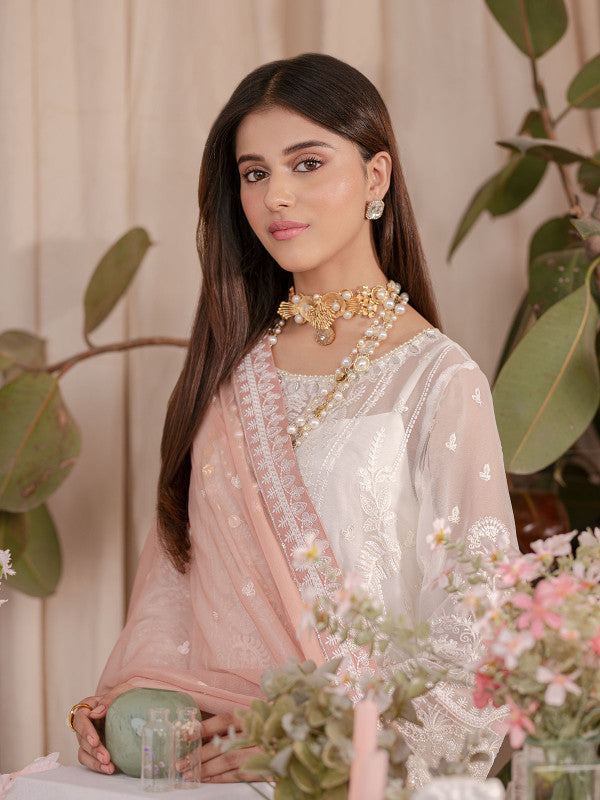 Gulaal | Embroidered Chiffon 23 | MEESHA UC-02 - by - Libasekhas UK - Registered Vendor of : Gulaal - 100% Original Designer Dresss