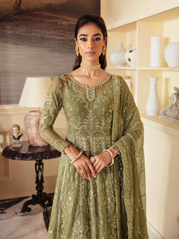Gulaal | Embroidered Chiffon 23 | AYSA GL-EC-23V1-07 - by - Libasekhas UK - Registered Vendor of : Gulaal - 100% Original Designer Dresss