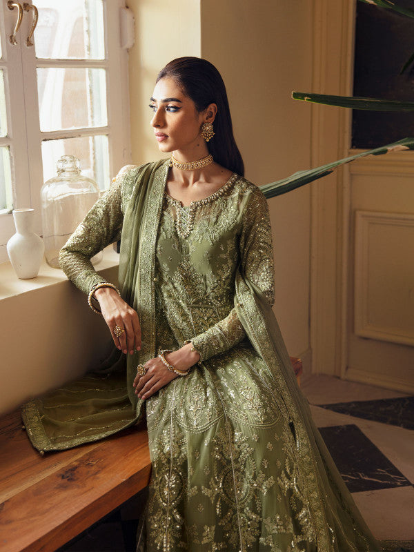 Gulaal | Embroidered Chiffon 23 | AYSA GL-EC-23V1-07 - by - Libasekhas UK - Registered Vendor of : Gulaal - 100% Original Designer Dresss