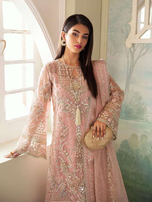 Gulaal | Embroidered Chiffon 23 | AYSEL GL-LP-V2-11 - by - Libasekhas UK - Registered Vendor of : Gulaal - 100% Original Designer Dresss