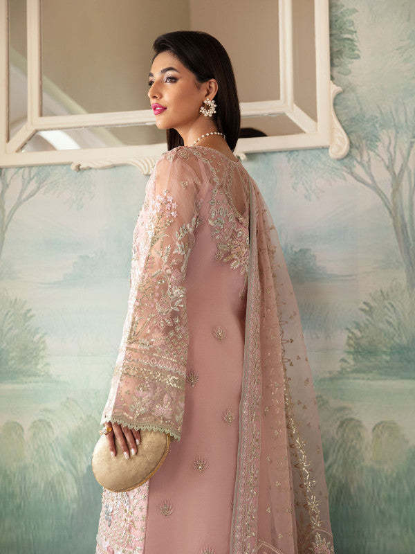 Gulaal | Embroidered Chiffon 23 | AYSEL GL-LP-V2-11 - by - Libasekhas UK - Registered Vendor of : Gulaal - 100% Original Designer Dresss