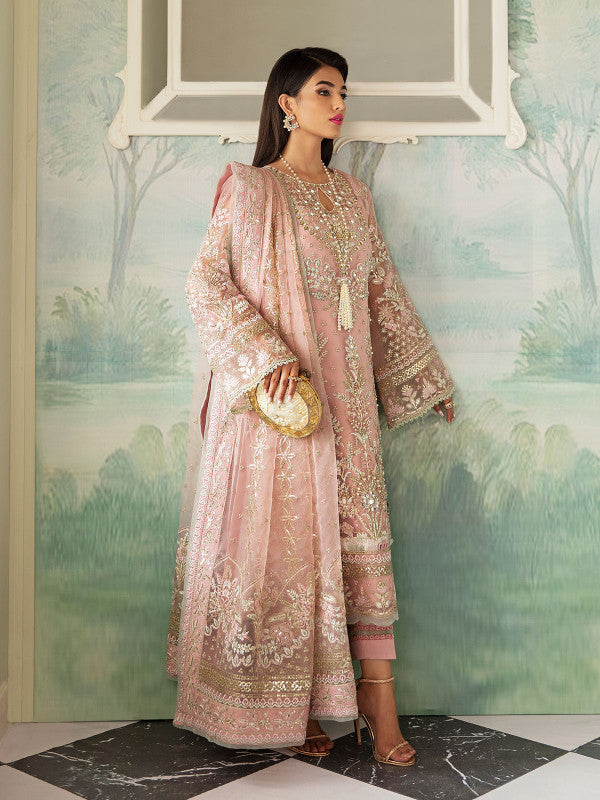 Gulaal | Embroidered Chiffon 23 | AYSEL GL-LP-V2-11 - by - Libasekhas UK - Registered Vendor of : Gulaal - 100% Original Designer Dresss